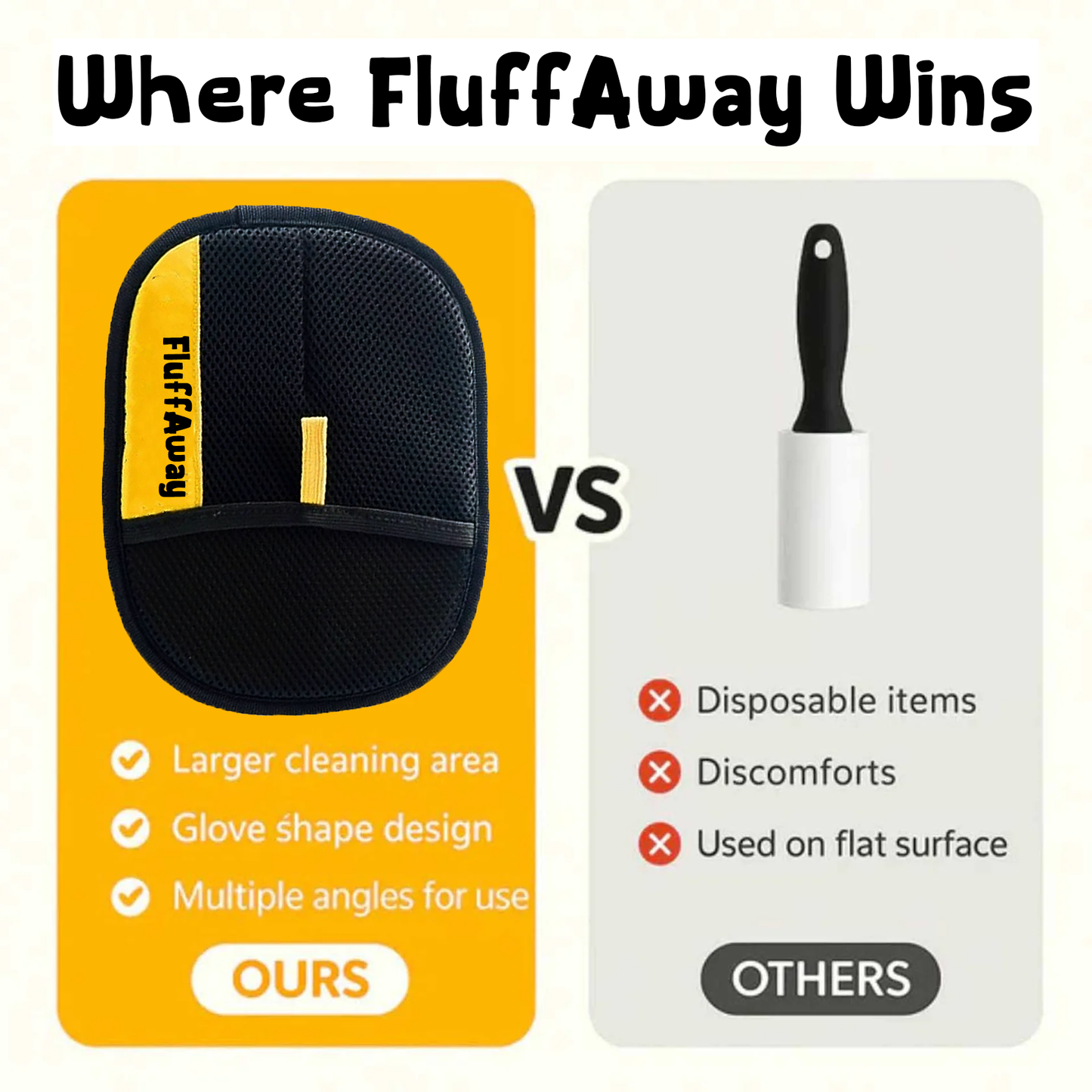 FluffAway Cleaner Glove™